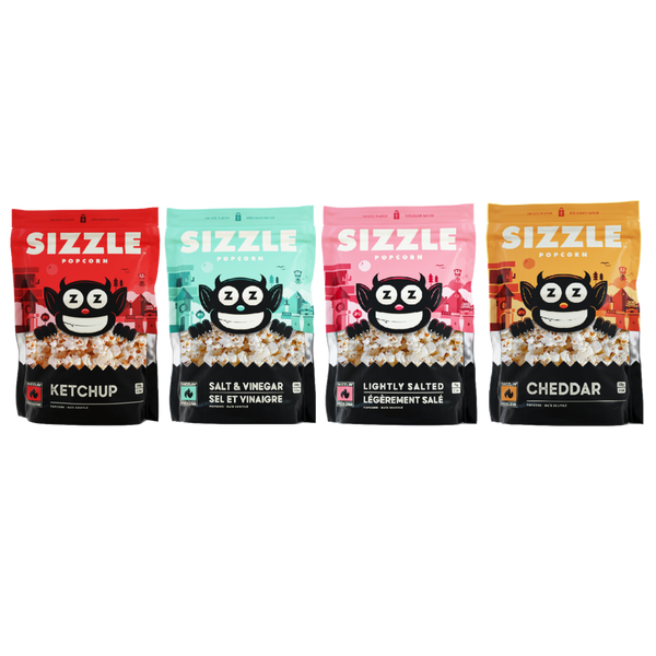 Sizzle 4-Pack - Sizzle Popcorn